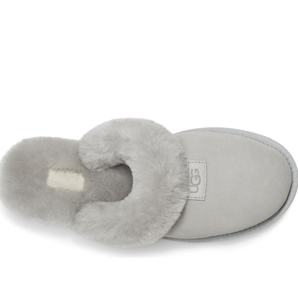 New ugg light grey genuine shearling slipper - Picture 11 of 14